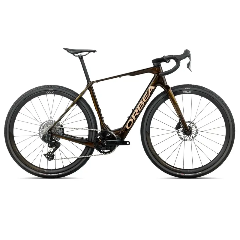 DENNA M31e 28'' 13v 420Wh Shimano EP801 Caramel Carbon View/Metallic Gold 2026 Taglia L - image
