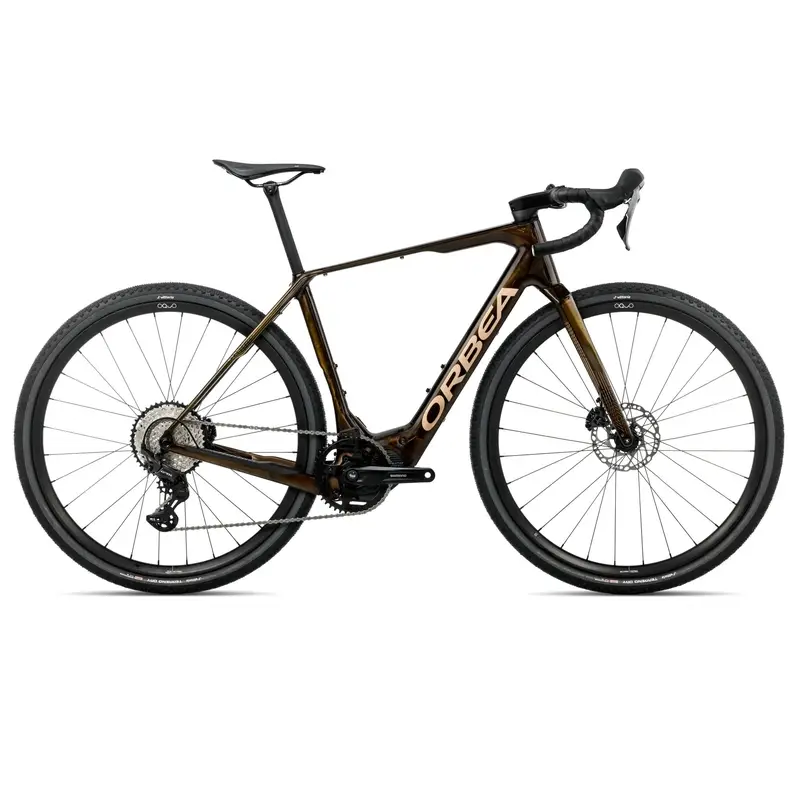 DENNA M20 28'' 12v 420Wh Shimano EP801 Caramel Carbon View/Metallic Gold 2026 Taglia L - image