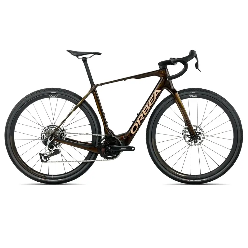 DENNA M11e 28'' 13v 420Wh Shimano EP801 Caramel Carbon View/Metallic Gold 2026 Taglia XS - image