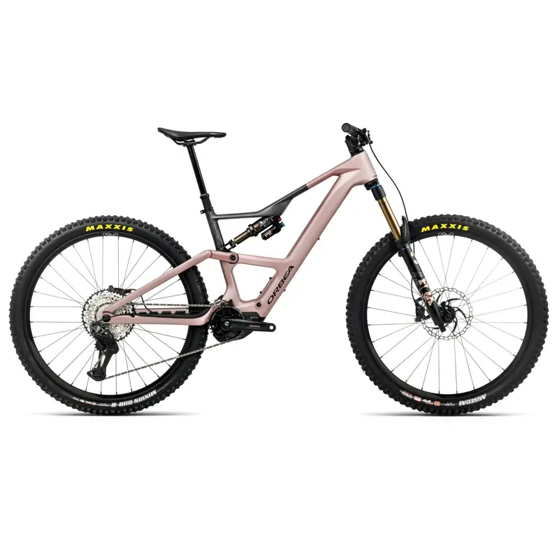 Rise Lt M10 29 '' 12v 160mm 630Wh Shimano EP801 Desert Rose/Carbon Raw 2026 Size S - image