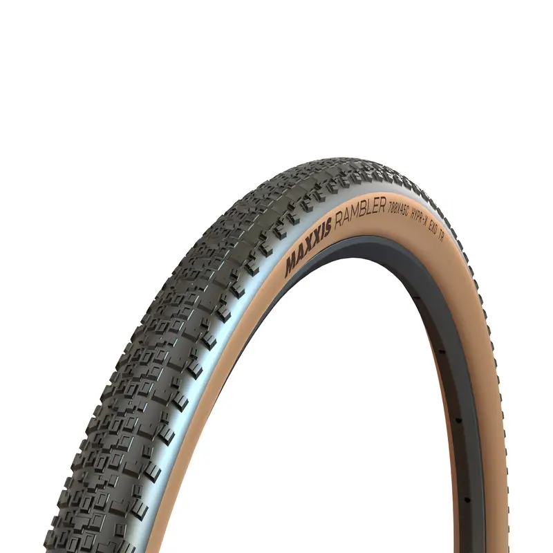 Gravel Rambler Tire 700x45C EXO HYPR-X TLR Black/Tan - image