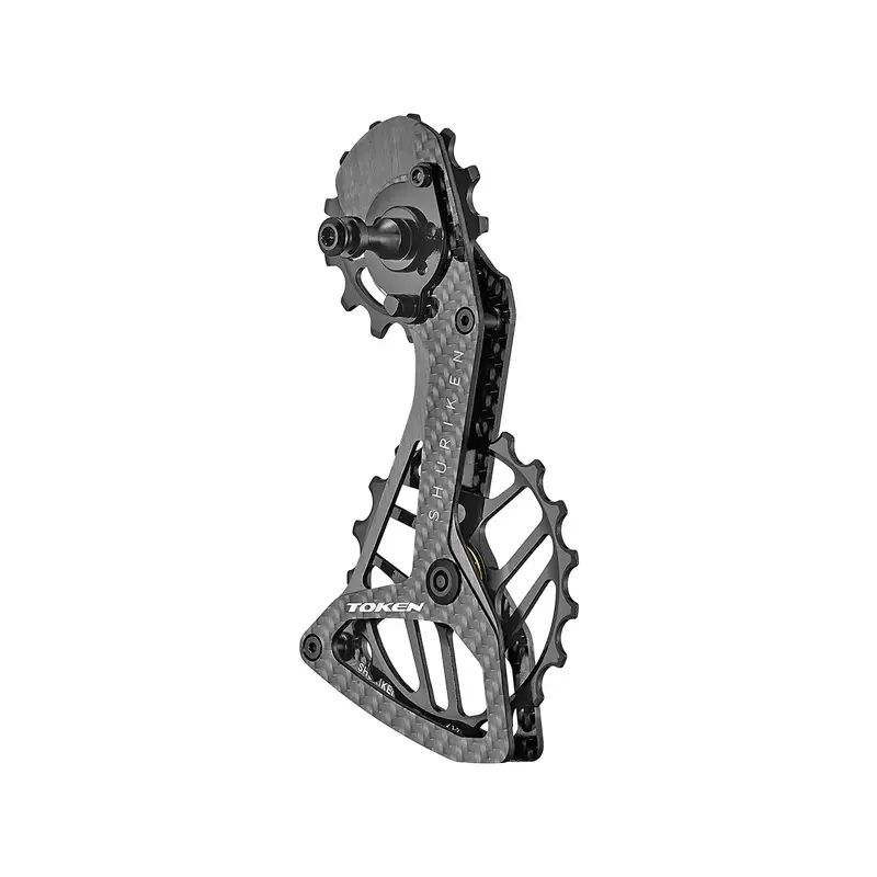 Rear Derailleur Cage Pulley System Shuriken Oversized Dura-Ace/Ultegra 13/19D Carbon - image