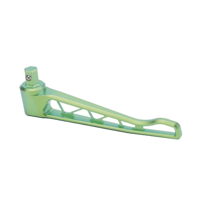 Green Titanium Through-Bolt Lever
