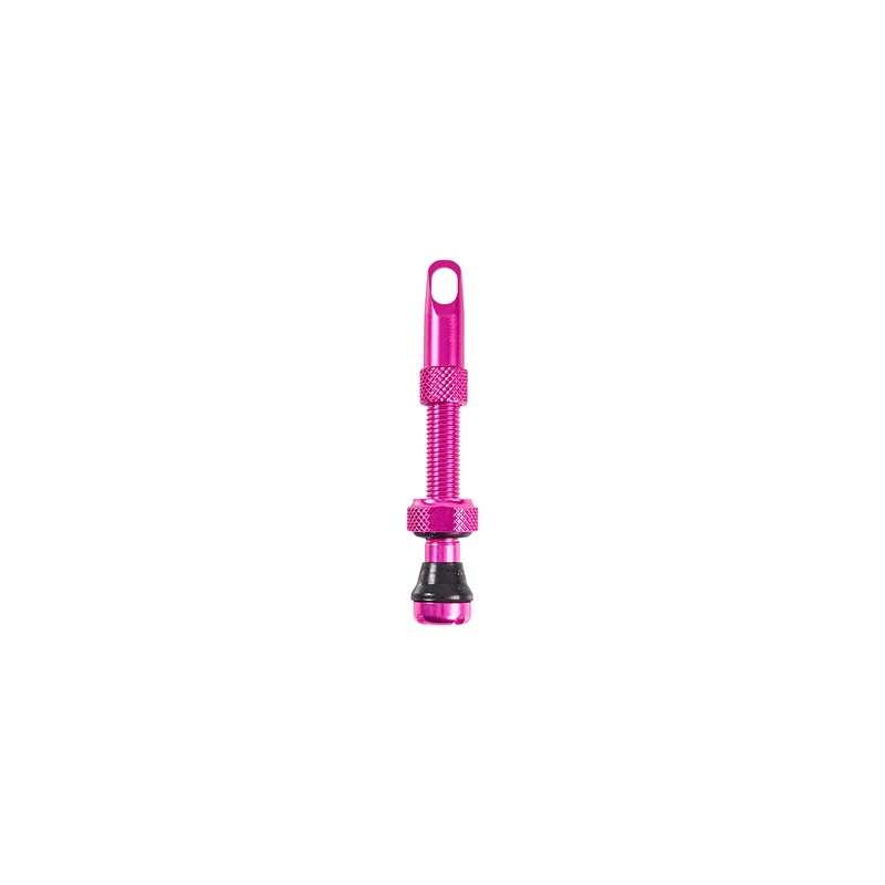 Valvola Tubeless In Alluminio 60mm Fucsia