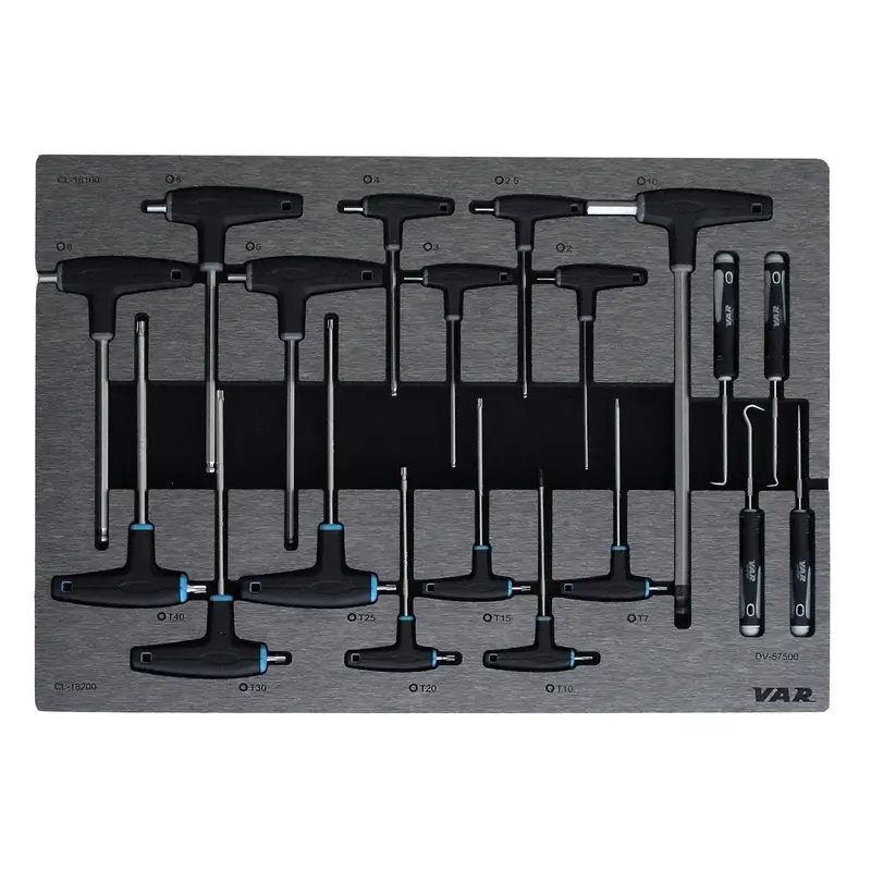 Contenitore portautensili chiavi Torx / chiavi a uncino - image