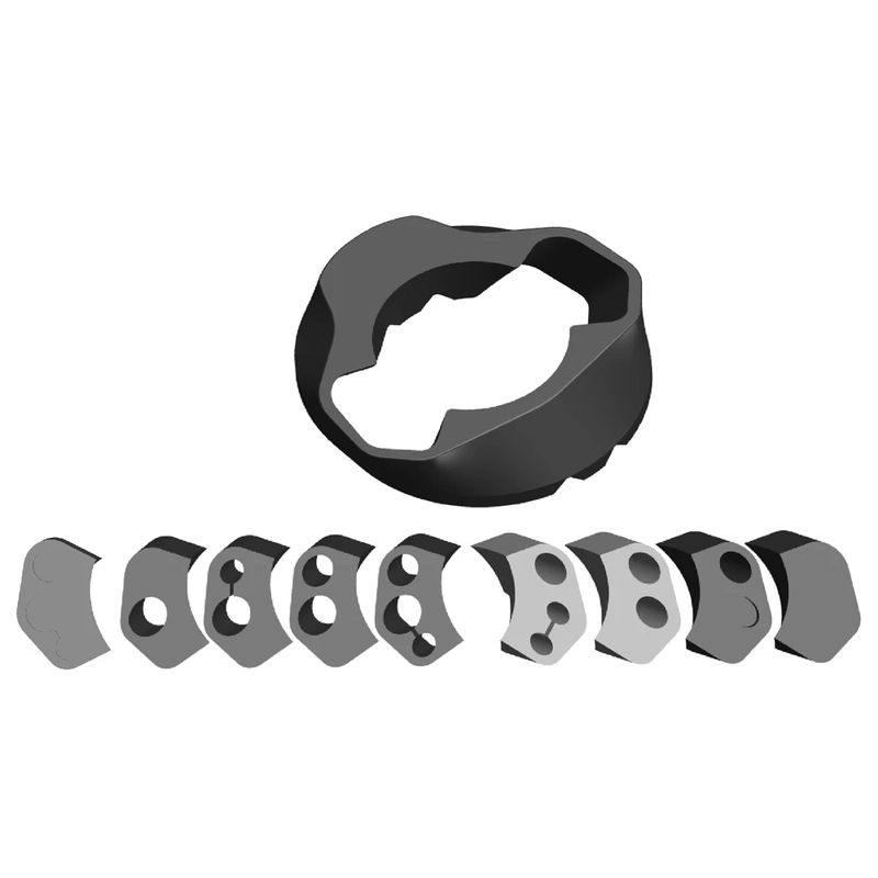 Coletor de Cabos Série Direção SIC HS02-06 para Fixação Padrão - image