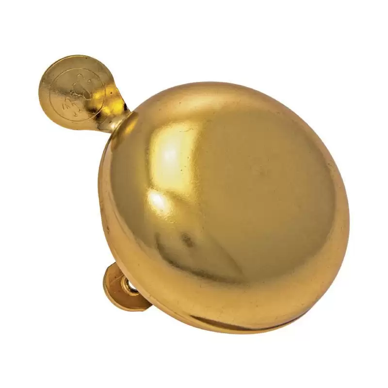 Campana de hierro dorada vintage - image