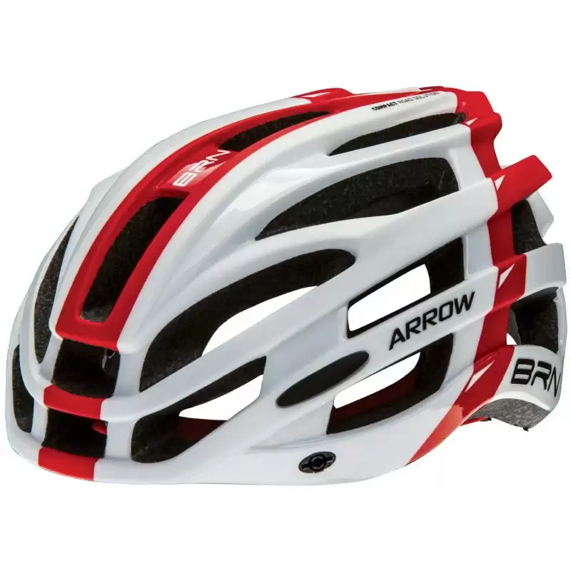 capacete seta branco/vermelho tamanho m - image