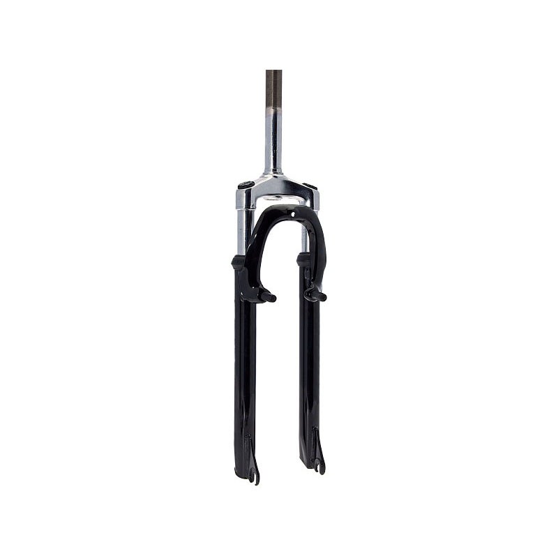 Suspension fork 26 mtb steel thread 25,4mm black