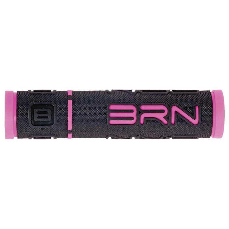 coppia manopole b-one gomma nero / rosa