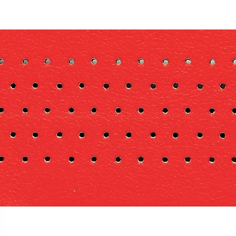 Nastro manubrio EOLO in plastica soft rosso - image