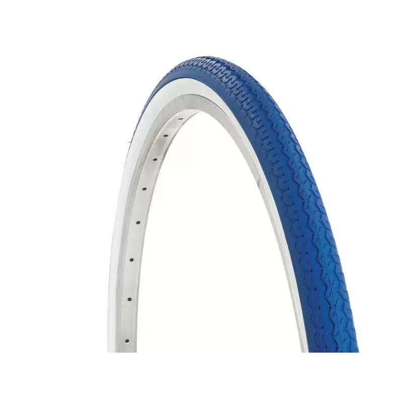 Tire Trekking 26x1-3/8'' Wire White/Blue - image