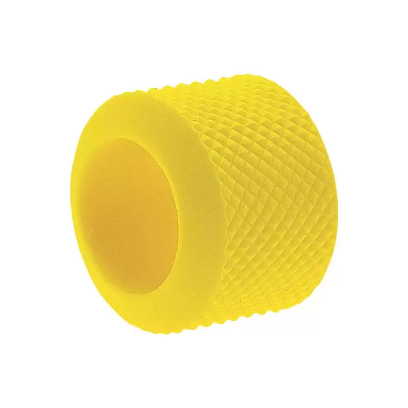 anel de aperto sobressalente de borracha macia amarelo - image
