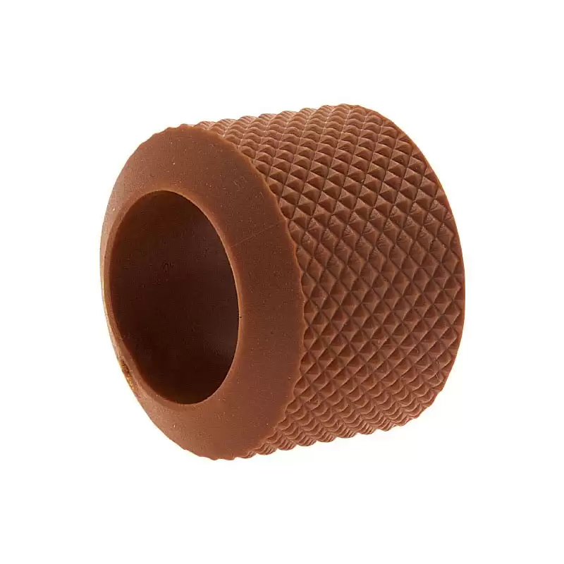 anillo de agarre de repuesto goma blanda marrón - image