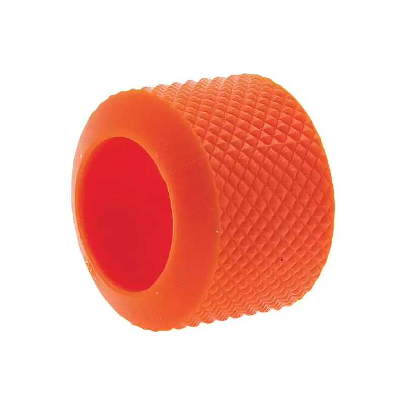 anillo de agarre de repuesto de goma blanda naranja - image
