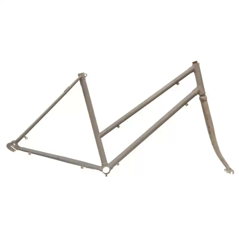 frame classic woman 28'' sport size 47 raw steel - image