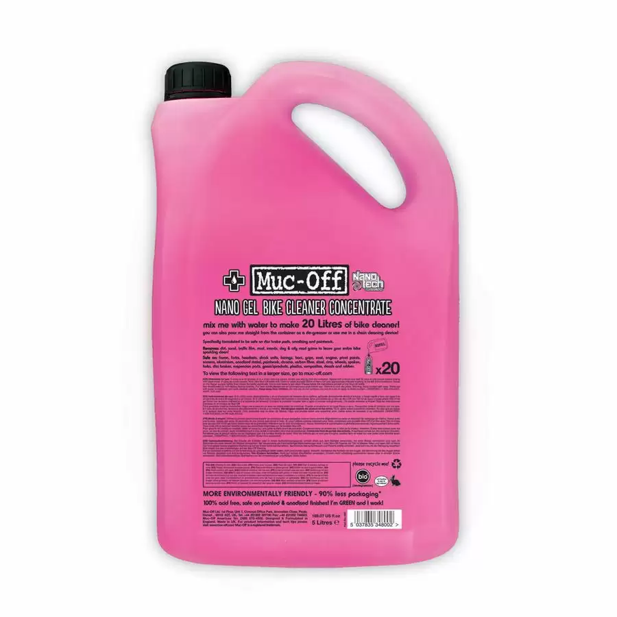 Muc-Off Nano Gel Cleaner Concentrate - 5 Liter 348