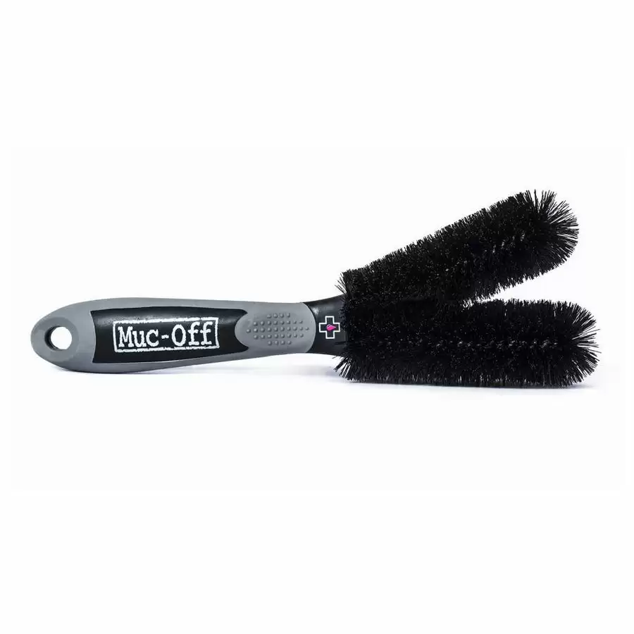 Two Prong Bike brush with nylon bristles - image