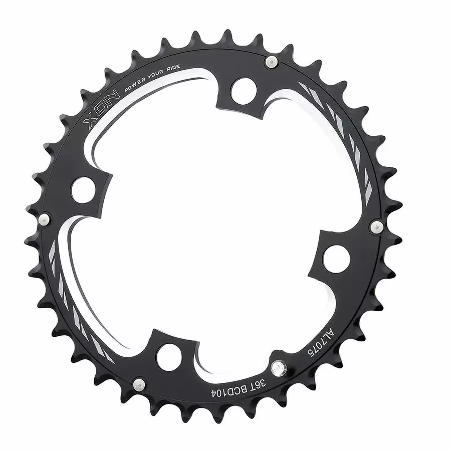 Chainring 22T BCD 64mm Black - image