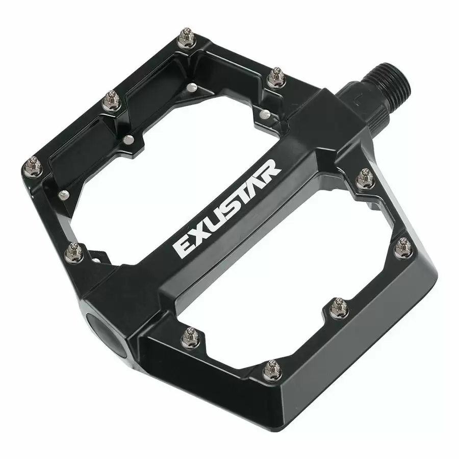 Alloy pedals flat black - image