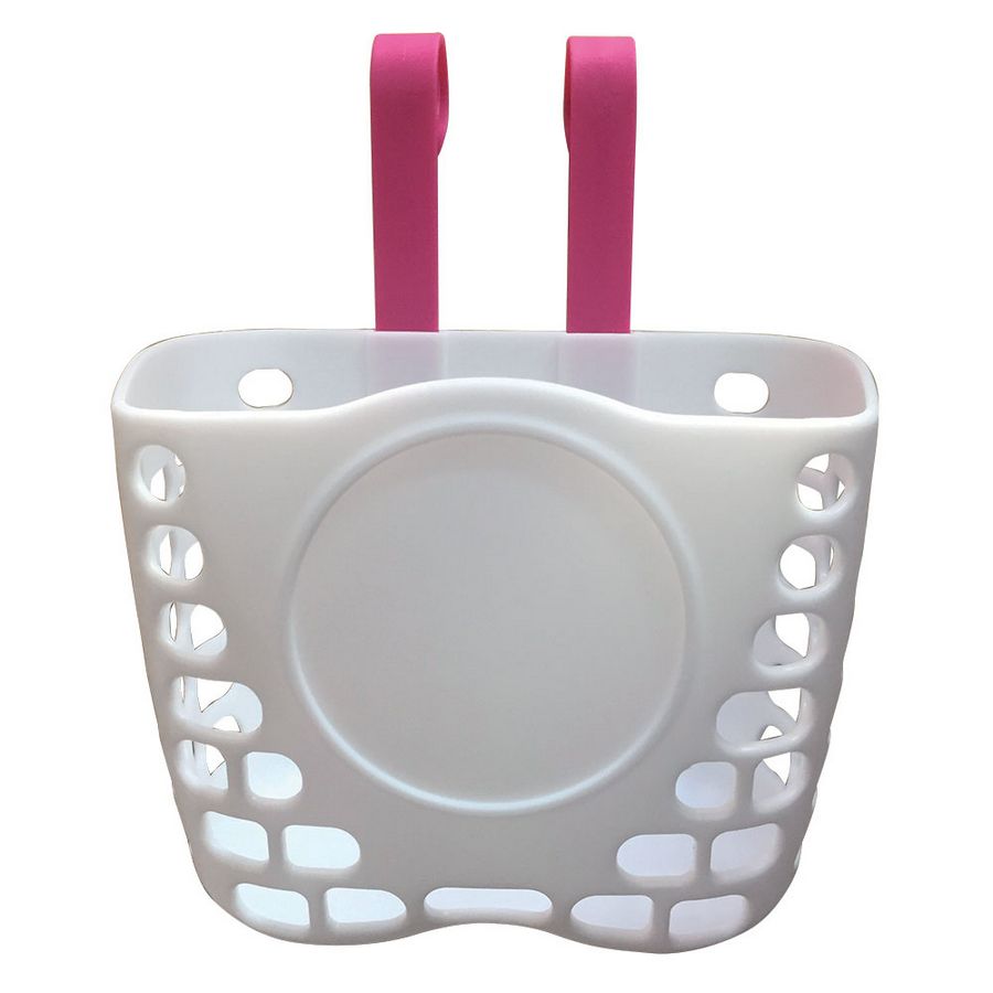 Cestino Bimba Pink In Plastica Bianco