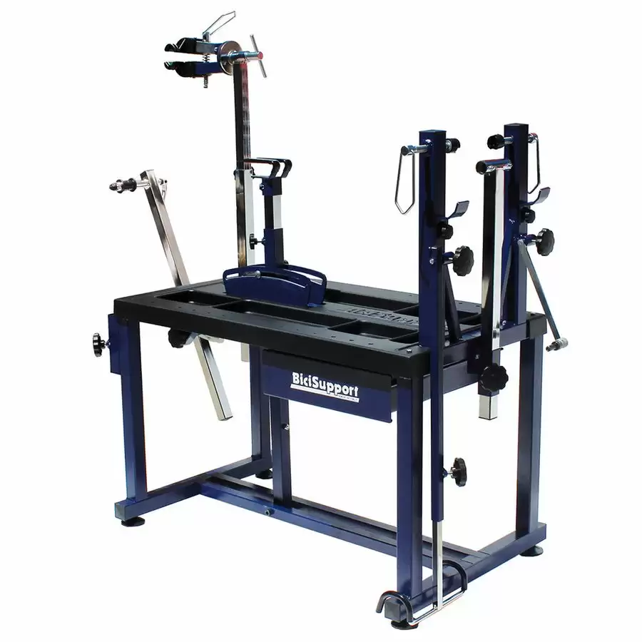 Workbench THE TOUR Without Drawer and Swivel Vise Blue - image