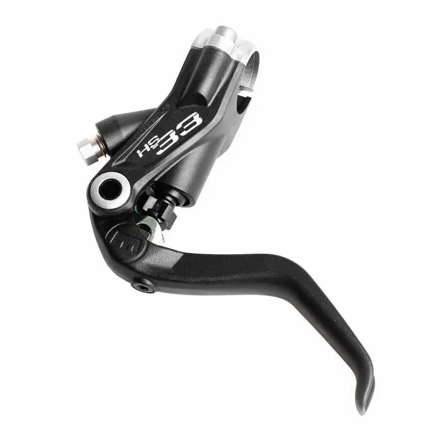 Brake lever + pump HS33 R black 2 fingers - image