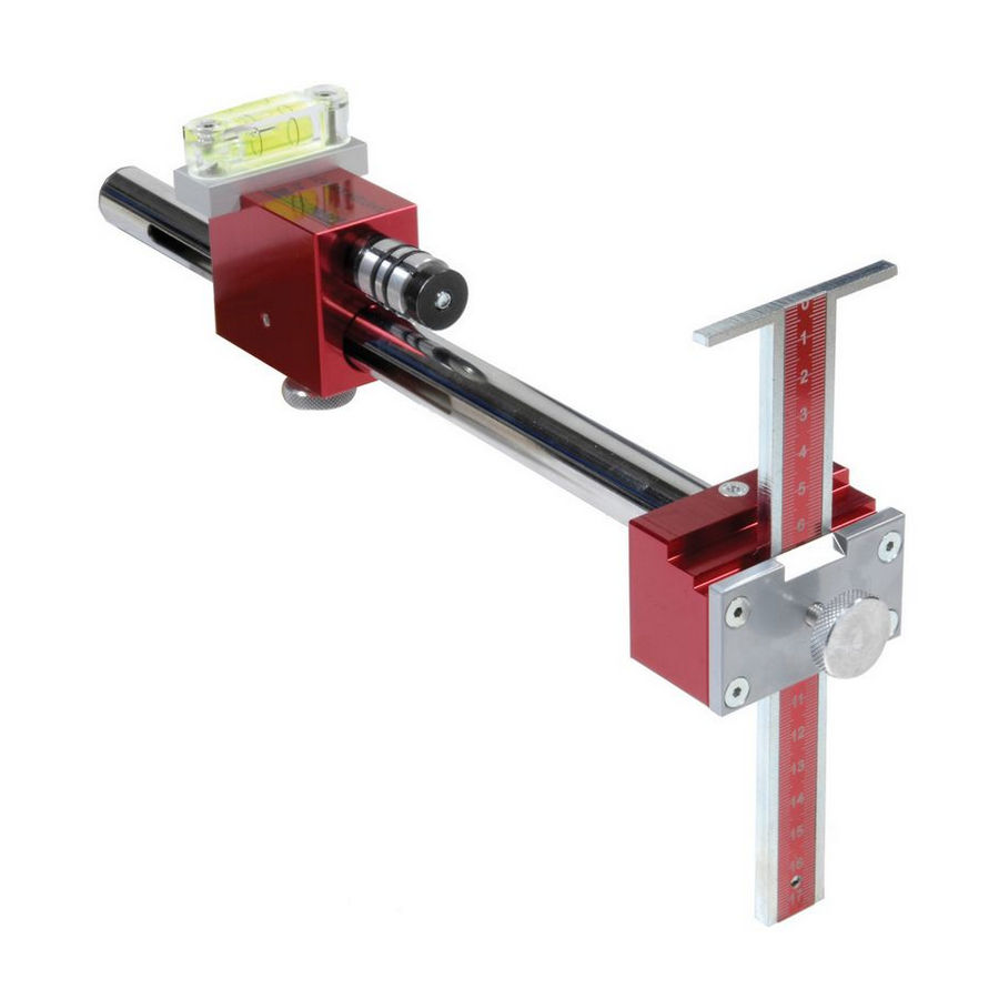 Innovative tool for levers height detenction millimetric ruler expander for the handlebar fixing