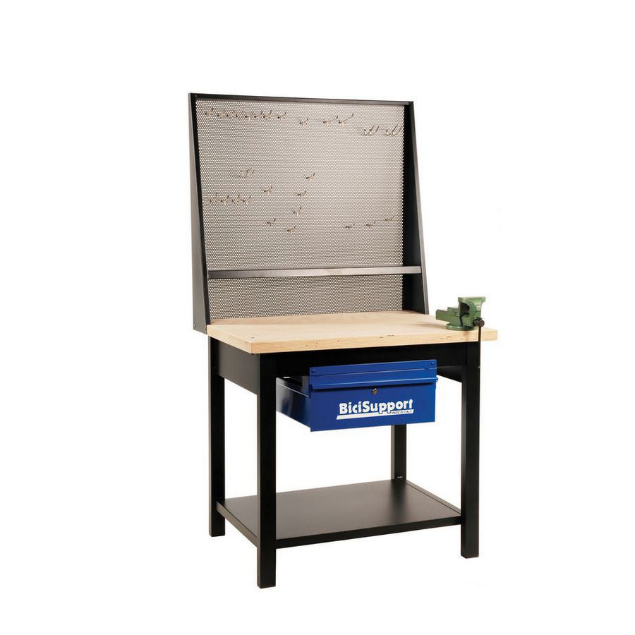 1 meter table provided with forged steel toolholder panel