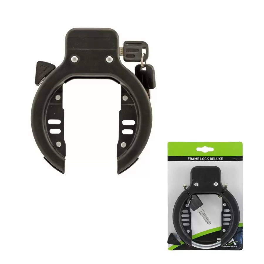 Frame lock DELUXE with screws black - image