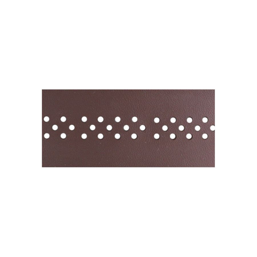 Handlebar tapes leather with holes brown color