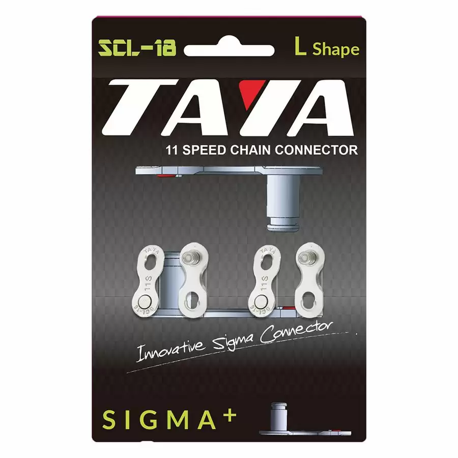 2 connector set Sigma plus reusable 11s silver - image