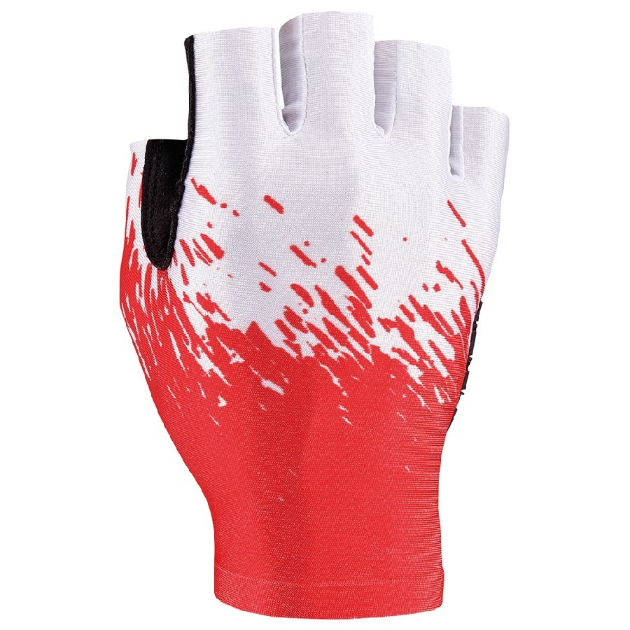 Short Gloves SupaG White/Red Size S
