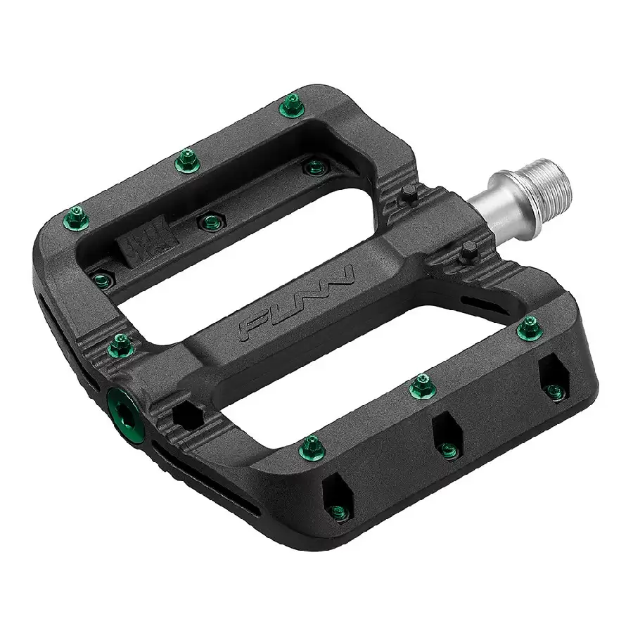 Black Magic Superlight pedals green pin - image