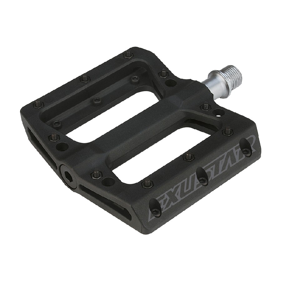 Flat MTB Pedals E-PB71 Thermoplastic Black