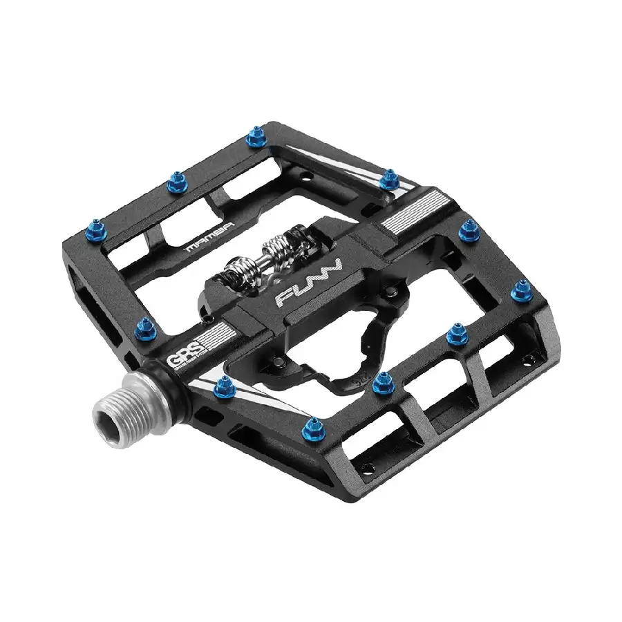 Black mtb dual SDP / FLAT Mamba pedals - image