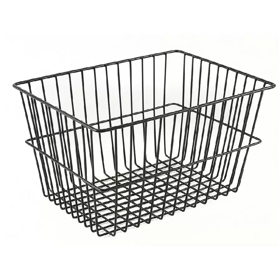 Public metal best sale bike basket