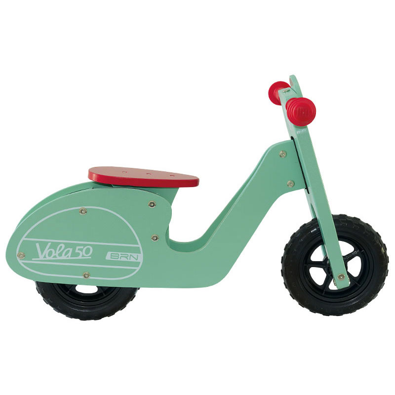 Pedagogical wooden bicycle vola 50 green water
