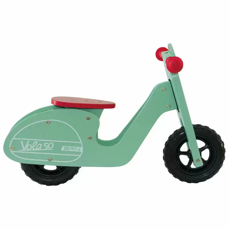 Pedagogical wooden bicycle vola 50 green water - image