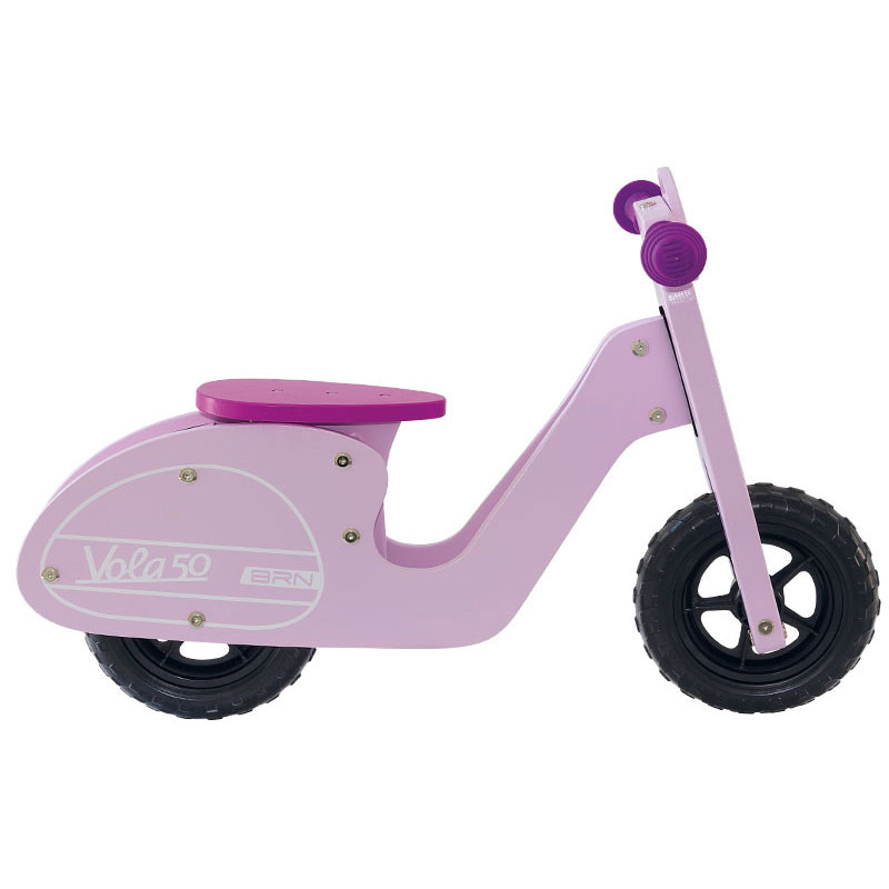 Pedagogical wooden bicycle vola 50 pink
