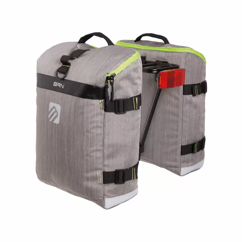 Free-life bags separated 15 + 15 liters gray - image