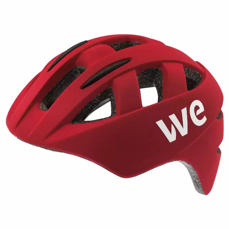 WE matt red helmet one size 54-58cm - image