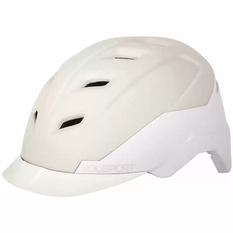 Weißer E'City Helm Größe L (58-61cm) - image