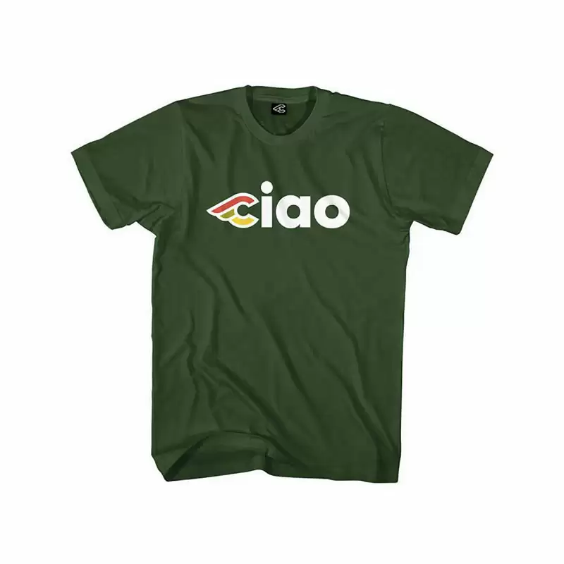 T-shirt verde Ciao tamanho L - image