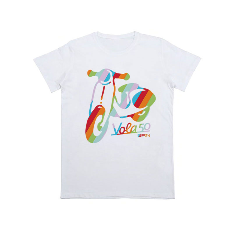 T-shirt bimbo Vola 50 bianca taglia unica
