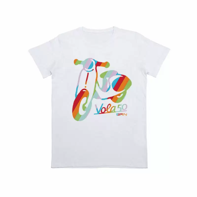 T-shirt bimbo Vola 50 bianca taglia unica - image