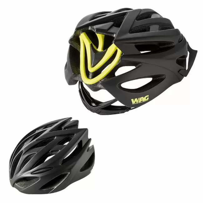 Neutron MTB Racing Helmet Black/Lime Size M (52-58cm) - image