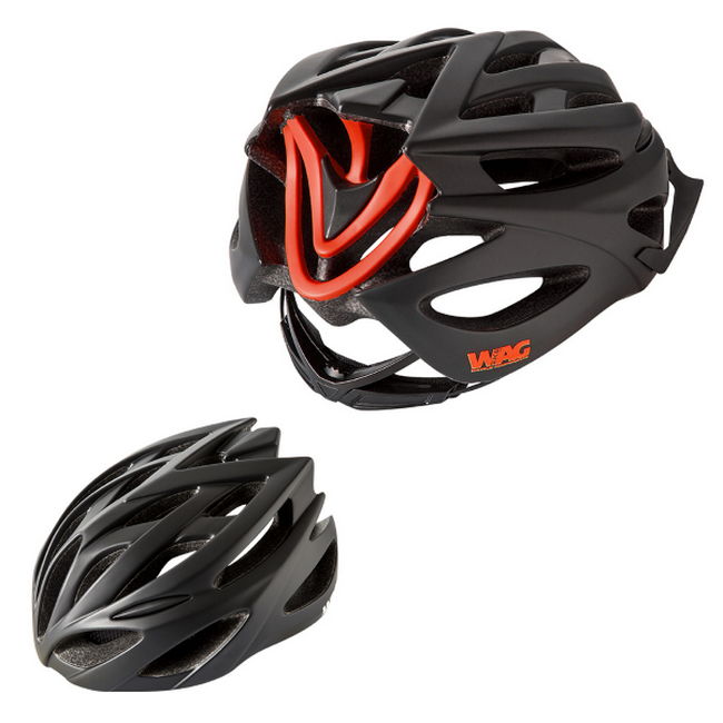 Capacete MTB Racing Neutron Preto/Vermelho Tamanho M (52-58cm)