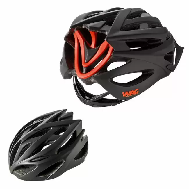 Capacete MTB Racing Neutron Preto/Vermelho Tamanho M (52-58cm) - image