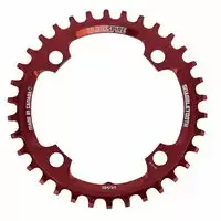snaggletooth chainring 104mm 30t red red